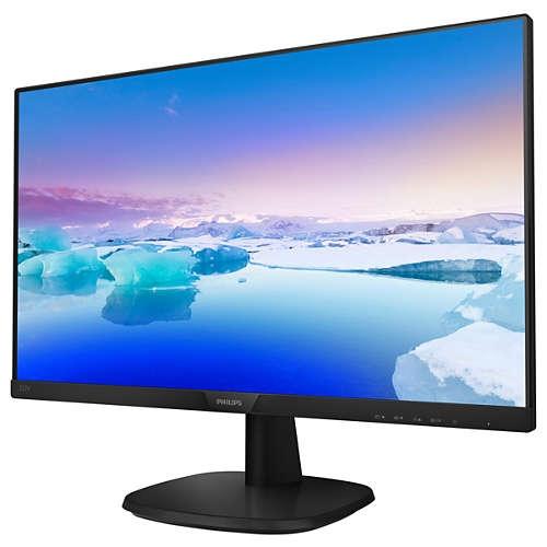 Монитор Philips 223V7QDSB, 21.5" Wide IPS LED, 5ms, 10M:1 DCR, 250 cd/m2, 1920x1080@60Hz, Tilt, D-Sub, DVI, HDMI, Black
