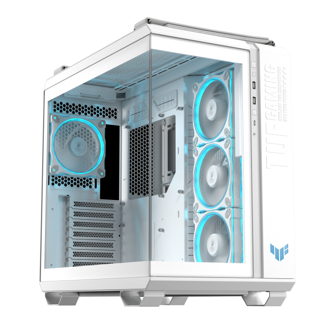 Кутия ASUS TUF Gaming GT502 Horizon ARGB White Edition, Mid Tower, 3 x USB 3.2, 1 x USB Type-C, 1 x headphone / Microphone, ATX, Micro-ATX, Mini-ITX