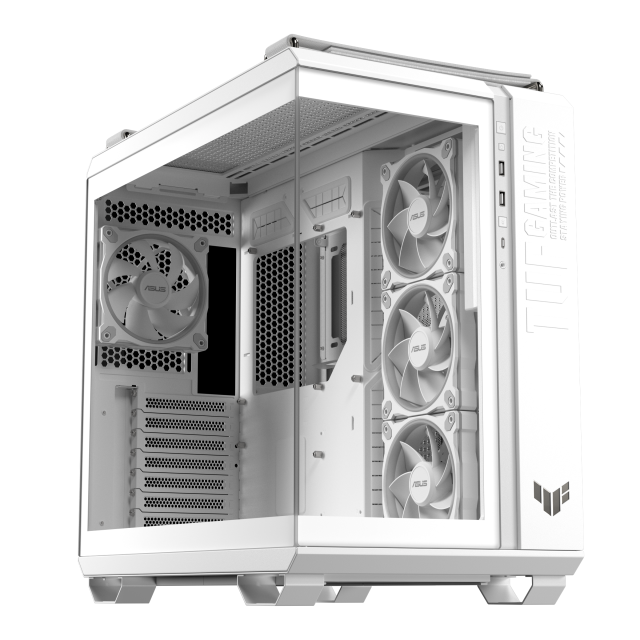 Кутия ASUS TUF Gaming GT502 Horizon ARGB White Edition, Mid Tower, 3 x USB 3.2, 1 x USB Type-C, 1 x headphone / Microphone, ATX, Micro-ATX, Mini-ITX