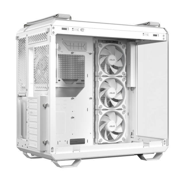 Кутия ASUS TUF Gaming GT502 Horizon ARGB White Edition, Mid Tower, 3 x USB 3.2, 1 x USB Type-C, 1 x headphone / Microphone, ATX, Micro-ATX, Mini-ITX
