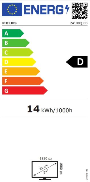 Монитор Philips 241B8QJEB, 23.8" Wide IPS, LED, 5ms, 1000:1, 20M:1 DCR, 250cd/m2, 1920x1080@60Hz, Tilt, Swivel, Heigh Adjust, Pivot, D-Sub, HDMI, DVI, DP, USB, Headphone Out , Speakers, Black