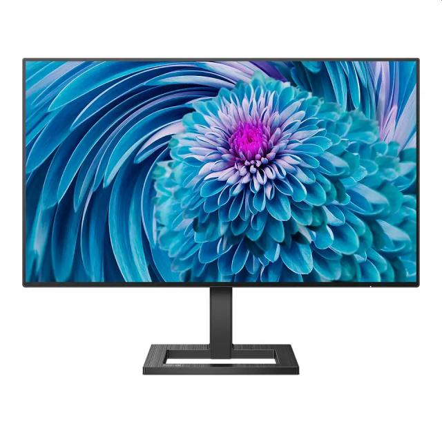 Монитор Philips 241E2FD/00, 23.8" IPS WLED, 1920x1080@75Hz, 4ms GtG, 1ms MPRT, 300cd/m2, 1000:1, Mega Infinity DCR, Adaptive Sync, FlickerFree, Low Blue Mode, Tilt, D-SUB, DVI, HDMI