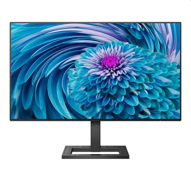 Монитор Philips 272E2FA/00, 27" IPS WLED, 1920x1080@75Hz, 4GtG, 1MPRT, 350cd/m2, 1000:1, Mega Infinity DCR, Adaptive Sync, FlickerFree, Low Blue Mode, 3Wx2, Tilt, D-SUB, HDMI, DP