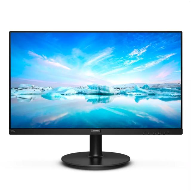Монитор Philips 272V8A, 27" IPS WLED, 1920x1080@75Hz, 4ms GtG, 250cd/m2, 1000:1, Mega Infinity DCR, Adaptive Sync, FlickerFree, Low Blue Mode, 2Wx2, Tilt, D-SUB, HDMI, DP