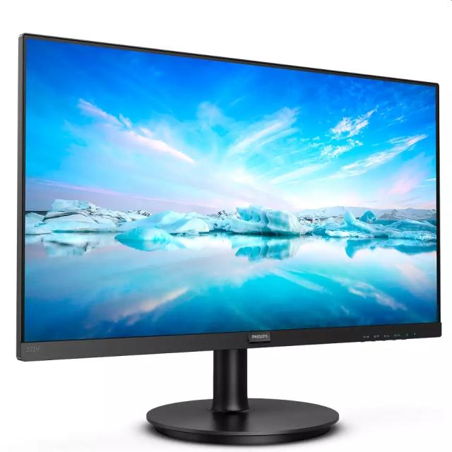 Монитор Philips 272V8A, 27" IPS WLED, 1920x1080@75Hz, 4ms GtG, 250cd/m2, 1000:1, Mega Infinity DCR, Adaptive Sync, FlickerFree, Low Blue Mode, 2Wx2, Tilt, D-SUB, HDMI, DP