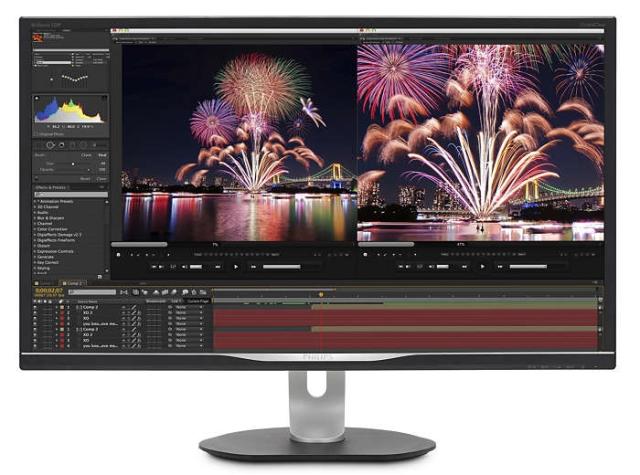 Монитор Philips 328P6AUBREB, 31.5" Wide IPS LED, 4 ms, 1200:1, 50M:1 SmartContrast, 450 cd/m2, 2560x1440 , Pivot, Heigh Adjust, USB-C (DP Alt mode,PD,data)/USB 3.0, D-Sub, HDMI, DP, Speakers, Black