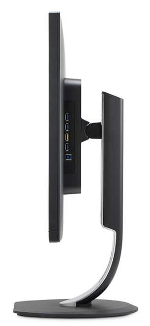 Монитор Philips 328P6AUBREB, 31.5" Wide IPS LED, 4 ms, 1200:1, 50M:1 SmartContrast, 450 cd/m2, 2560x1440 , Pivot, Heigh Adjust, USB-C (DP Alt mode,PD,data)/USB 3.0, D-Sub, HDMI, DP, Speakers, Black
