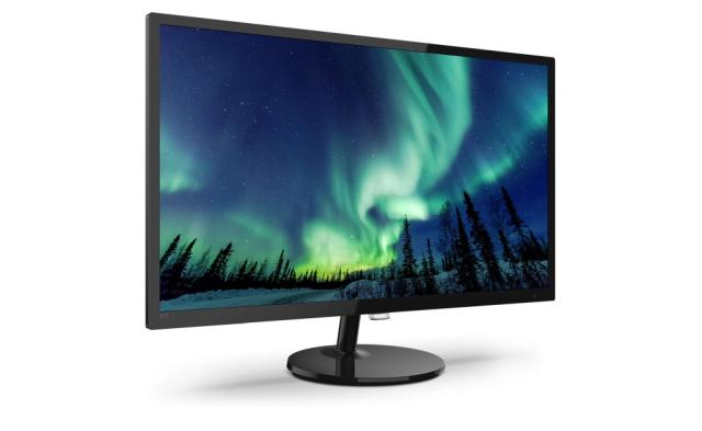 Монитор Philips 327E8QJAB, 31.5" Wide IPS, LED, 4 ms, 1200:1, Mega Infinity DCR, 250 cd/m2, 1920x1080@60Hz, Tilt, D-Sub, HDMI, DP, Headphone Out, Speakers, Black