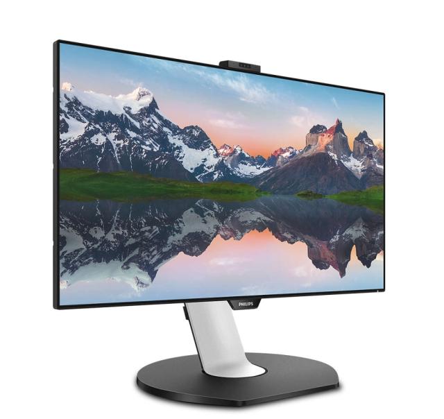 Монитор Philips 329P9H, 32" Wide IPS LED, 5 ms, 1300:1, 50M:1, 350cd/m2, 3840 x 2160@60Hz, FHD camera 2.0MP, Pivot, Tilt, Heigh Adjust, Swivel, HDMI, DP, USB-C/USB 3.1, RJ45, Speakers, Black