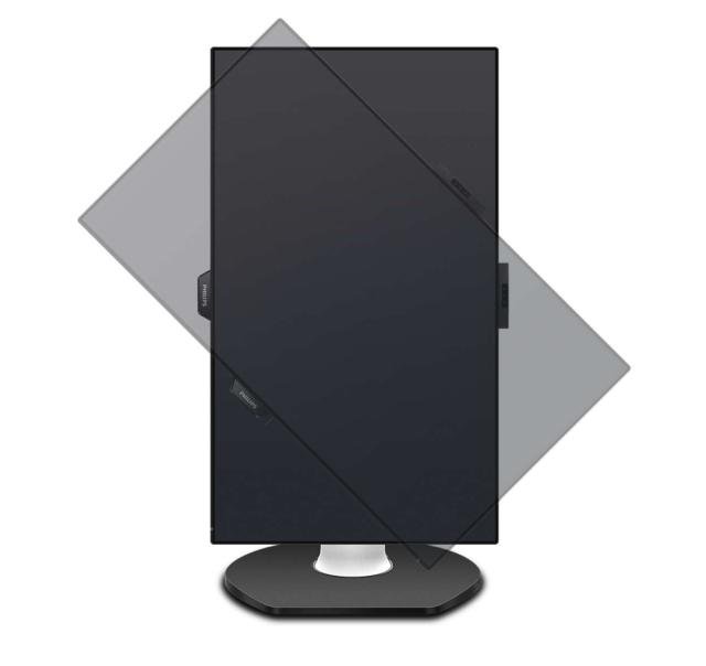Монитор Philips 329P9H, 32" Wide IPS LED, 5 ms, 1300:1, 50M:1, 350cd/m2, 3840 x 2160@60Hz, FHD camera 2.0MP, Pivot, Tilt, Heigh Adjust, Swivel, HDMI, DP, USB-C/USB 3.1, RJ45, Speakers, Black