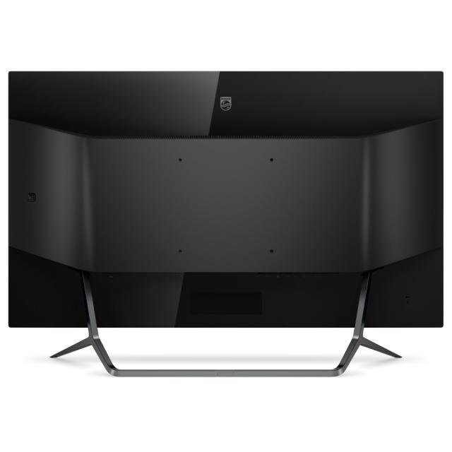 Монитор Philips 436M6VBPAB, 43" Wide MVA LED, 4 ms, 4000:1, 50M:1 DCR, 720/1000 cd/m2, 3840x2160@60Hz, Adaptive Sync, 1xUSB-C/2xUSB 3.0, HDMI, DP, Headphone Out, Speakers, Black