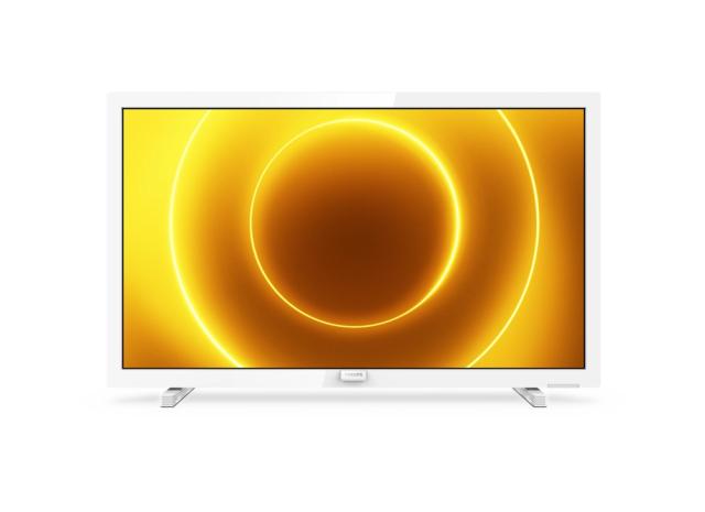 Телевизор Philips 24PFS5535/12, 24" FHD LED TV 1920x1080, DVB-T2/C/S2, Dual Core Pixel Plus HD, MPEG4, NTSC, PAL, HDMI*2, VGA, USB, Cl+, Digital audio output (optical), Audio in, Headphone out, 12V PC-in, 12V adaptor, 6W RMS, White