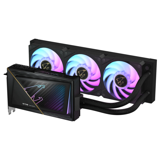 Видео карта GIGABYTE nVIDIA AORUS GeForce RTX5080 XTREME WATERFORCE 16GB GDDR7, 256-bit, HDMI, 3x DP