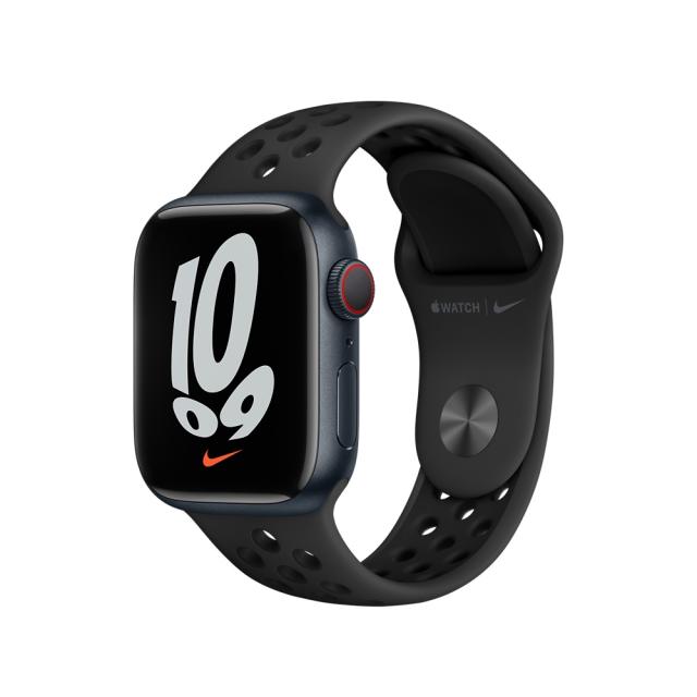 Каишка за часовник Apple Watch 41mm Anthracite/Black Nike Sport Band - Regular