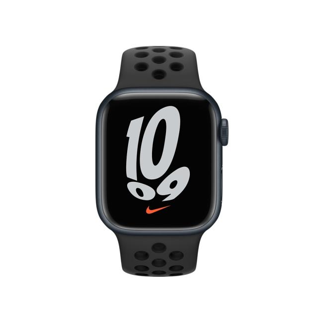 Каишка за часовник Apple Watch 41mm Anthracite/Black Nike Sport Band - Regular
