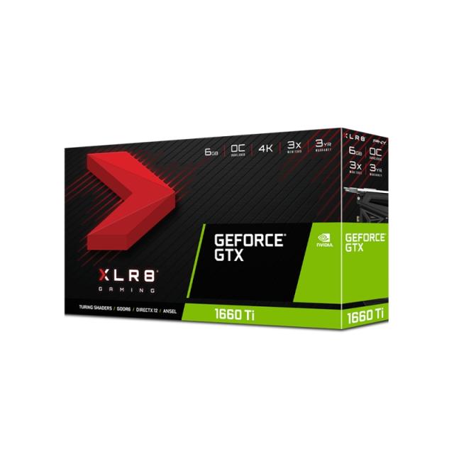 Видео карта PNY GTX 1660 TI XLR8 OC TWIN FAN