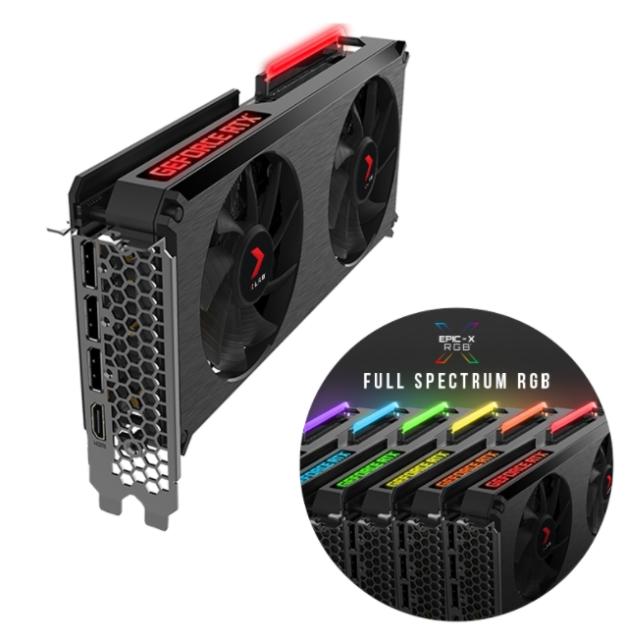 Видео карта PNY GeForce RTX 3060 12GB XLR8 Gaming REVEL EPIC-X RGB Dual Fan Edition