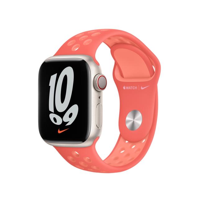 Каишка за часовник Apple Watch 41mm Magic Ember/Crimson Bliss Nike Sport Band - Regular