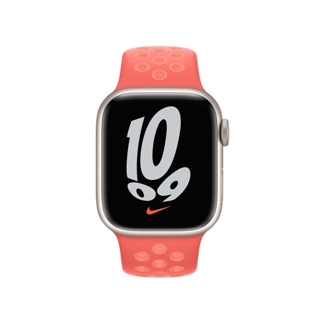 Каишка за часовник Apple Watch 41mm Magic Ember/Crimson Bliss Nike Sport Band - Regular