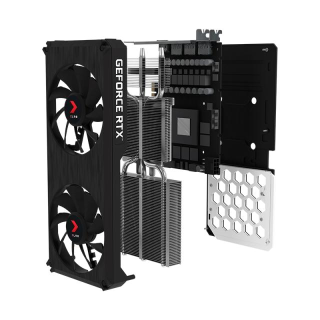Видео карта PNY GeForce RTX 3060Ti 8GB XLR8 Gaming REVEL EPIC-X RGB Dual Fan LHR