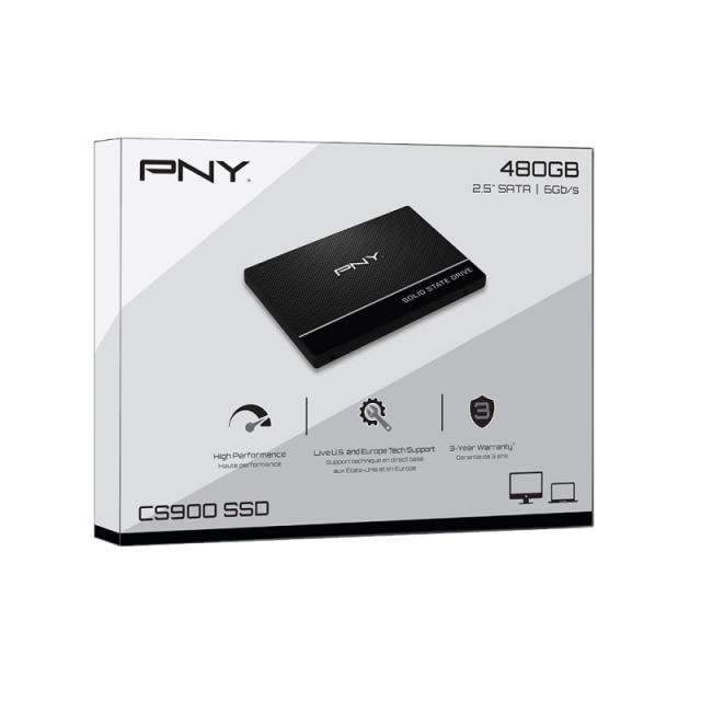 Твърд диск PNY CS900 2.5" SATA III 480GB SSD