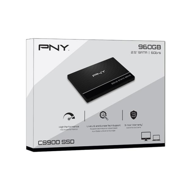Твърд диск PNY CS900 2.5" SATA III 960GB SSD