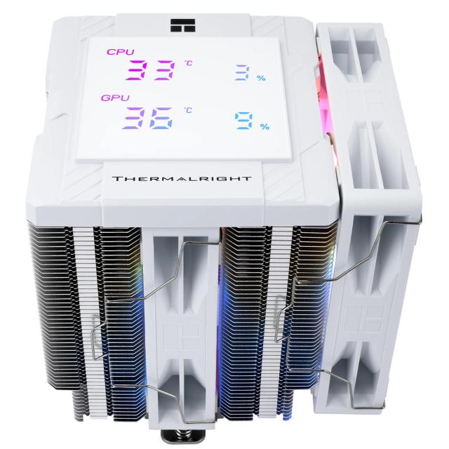 Охладител за процесор Thermalright CPU Cooler Peerless Assassin 120 Digital A-RGB White - Dual-Tower - LGA1851/AM5