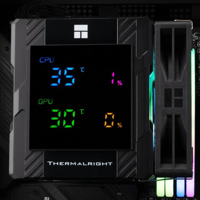 Охладител за процесор Thermalright CPU Cooler Peerless Assassin 120 Digital A-RGB Black - Dual-Tower - LGA1851/AM5