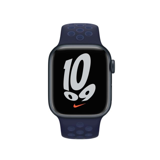 Каишка за часовник Apple Watch 41mm Midnight Navy/Mystic Navy Nike Sport Band - Regular