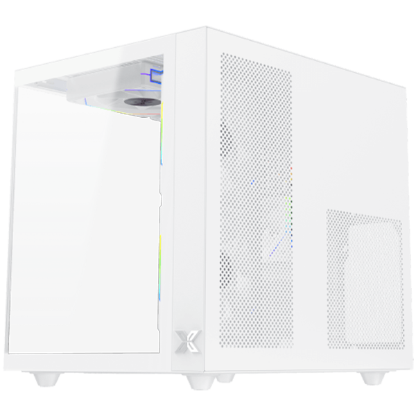 Кутия XIGMATEK Aqua M Lite Arctic WH, 1x USB 3.0, 1x USB 2.0, HD Audio, M-ATX / Mini ITX, Бяла