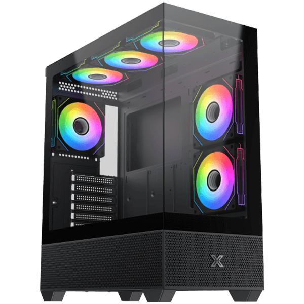 Кутия XIGMATEK Alphard, 1x USB 3.0, 2x USB 2.0, HD Audio, M-ATX/Mini ITX/ATX/E-ATX, Черна