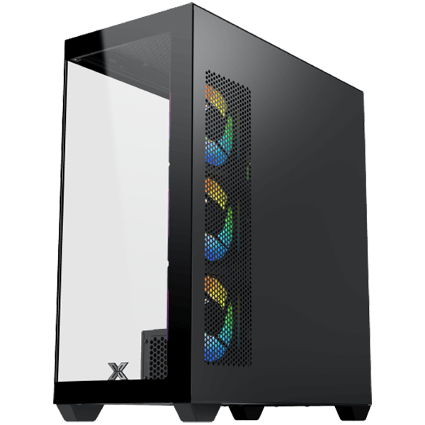Кутия XIGMATEK Blast, 1x USB 3.0, 2x USB 2.0, HD Audio, M-ATX/Mini ITX/ATX/E-ATX, Черна