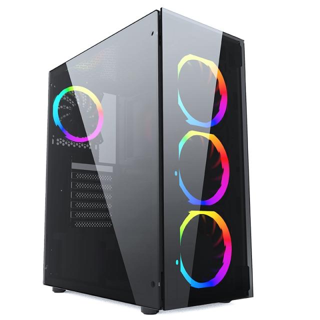 Кутия за компютър PowerCase JX188-10 RGB