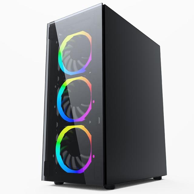 Кутия за компютър PowerCase JX188-10 RGB