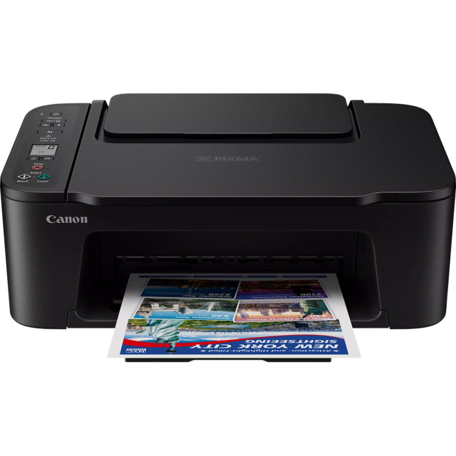 Мастилоструйно многофункционално устройство CANON PIXMA TS3752I Wi-Fi AIO, A4 цветен, принтер/копир/скенер, 4800 x 1200 dpi, до 11 стр/мин, USB, Черен