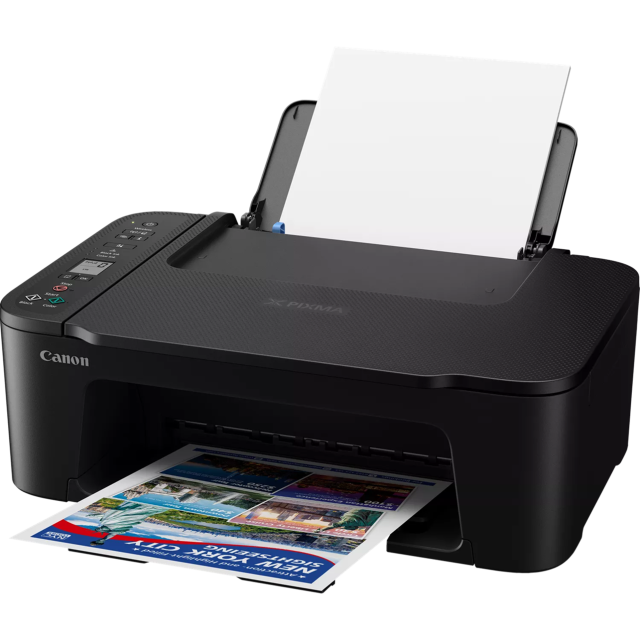 Мастилоструйно многофункционално устройство CANON PIXMA TS3752I Wi-Fi AIO, A4 цветен, принтер/копир/скенер, 4800 x 1200 dpi, до 11 стр/мин, USB, Черен