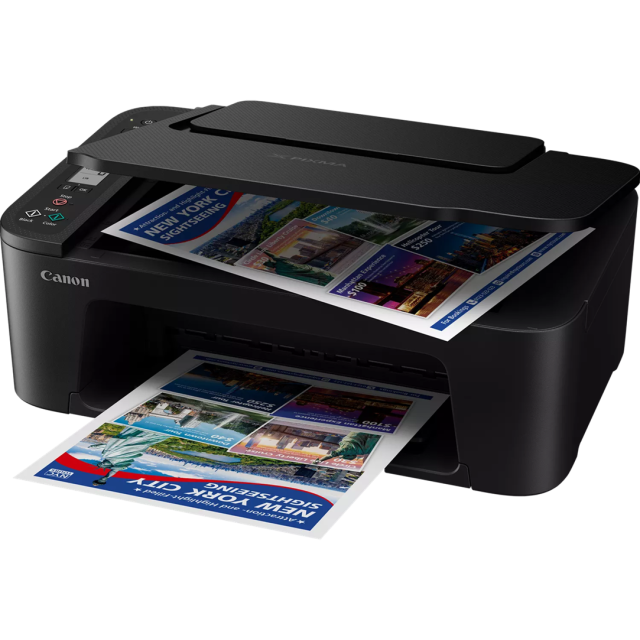 Мастилоструйно многофункционално устройство CANON PIXMA TS3752I Wi-Fi AIO, A4 цветен, принтер/копир/скенер, 4800 x 1200 dpi, до 11 стр/мин, USB, Черен