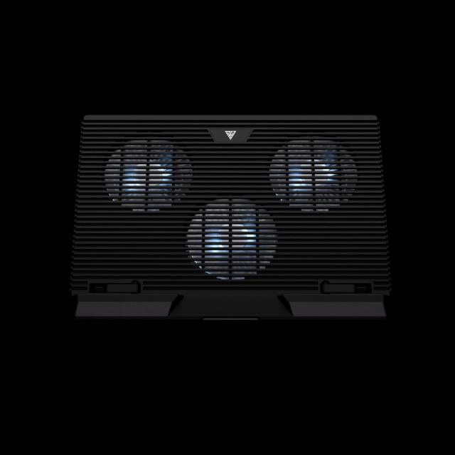 Охладител за лаптоп Gamdias Gaming AETHER E1 Notebook Cooler 19", USB Hub, Phone Stand