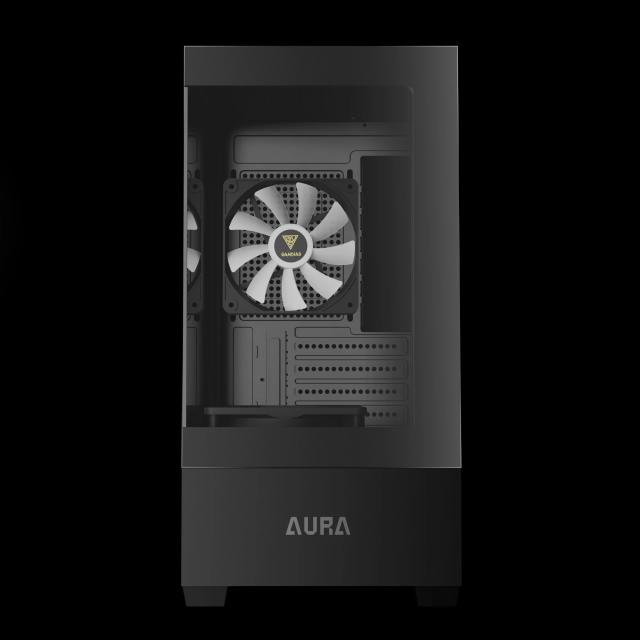 Кутия Gamdias AURA GC9M Black, Mini Tower, 2x USB 2.0, 1x USB 3.0, 1x HD Audio, mATX, Mini-ITX