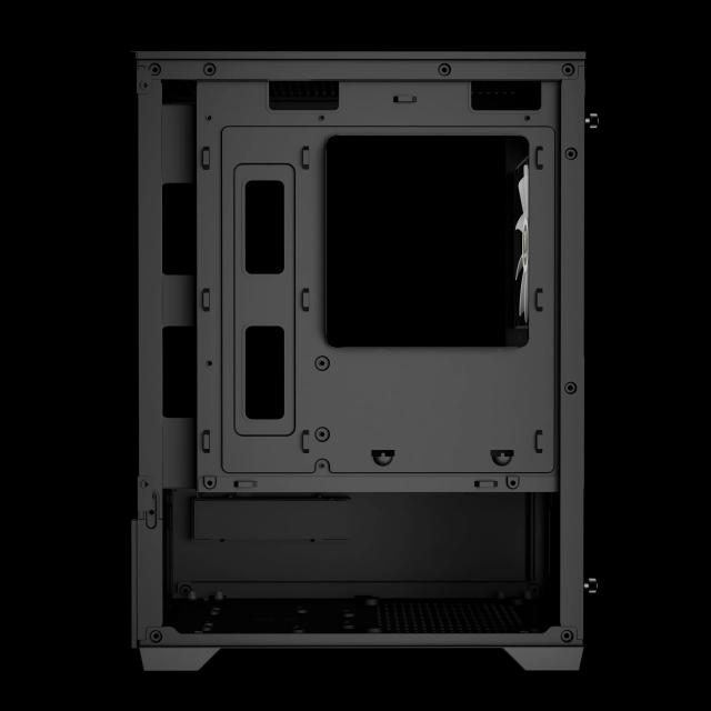 Кутия Gamdias AURA GC9M Black, Mini Tower, 2x USB 2.0, 1x USB 3.0, 1x HD Audio, mATX, Mini-ITX