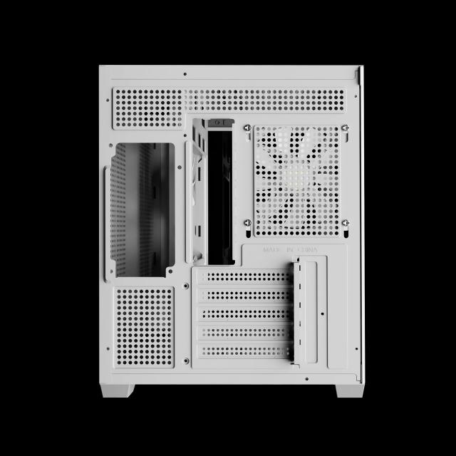 Кутия Gamdias AURA GC10M White, Mini Tower, 1x USB 2.0, 1x USB 3.0, 1x HD Audio, mATX, Mini-ITX
