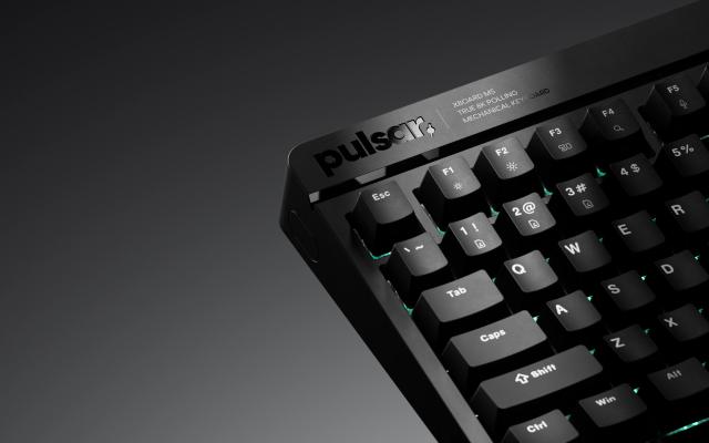 Клавиатура Pulsar геймърска механична клавиатура Professional Gaming Mechanical Keyboard Xboard MS TKL ANSI, Red Cherry Switch, RGB, Black