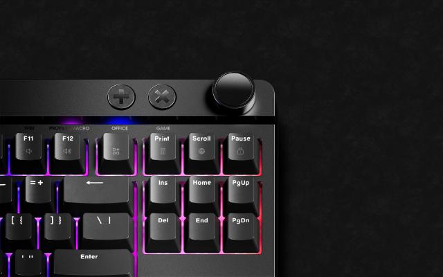 Клавиатура Pulsar геймърска механична клавиатура Professional Gaming Mechanical Keyboard Xboard MS TKL ANSI, Red Cherry Switch, RGB, Black