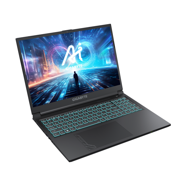 Лаптоп GIGABYTE G6 KF-H3EE894KD, Intel Core i7-13620H 10C (2.4/4.9 GHz, 24MB Cache), 16.0" (40.64 cm), WUXGA 165Hz, nVIdia GF RTX4060 8GB GDDR6, 16GB DDR5, 1TB NVMe SSD, Free DOS