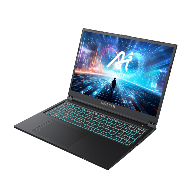 Лаптоп GIGABYTE G6 KF-H3EE894KD, Intel Core i7-13620H 10C (2.4/4.9 GHz, 24MB Cache), 16.0" (40.64 cm), WUXGA 165Hz, nVIdia GF RTX4060 8GB GDDR6, 16GB DDR5, 1TB NVMe SSD, Free DOS