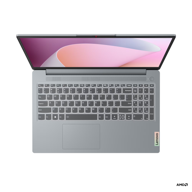 Лаптоп Lenovo IdeaPad Slim 3 15ABR8, AMD Ryzen 7 5825U 8C (2.0 / 4.5 GHz, 16 MB cache), 15.6" (39.62 cm) FHD TN Anti-glare, 16GB DDR4, 512GB SSD, Free DOS