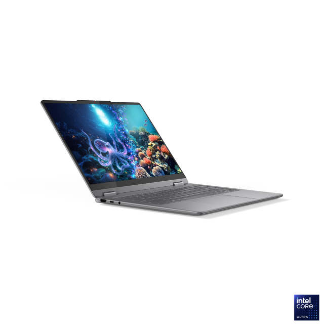 Лаптоп Lenovo Yoga 7 2-in-1 14ILL10, Intel Core Ultra 5 226V 8C (2.1/4.5 GHz, 8 MB Cache), 14" (35.56 cm) WUXGA OLED Dolby Vision Glare Touch Display, 16GB LPDDR5X, 512GB SSD, 2x USB4, Windows 11 Home