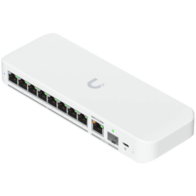 Суич Ubiquiti UniFi Flex 2.5G Управляем L2 2.5G Ethernet (100/1000/2500) Захранване по Ethernet (PoE) 