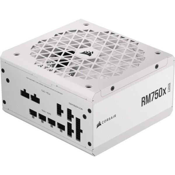Захранване Corsair RM750x SHIFT 750W, Active PFC, ATX 3.1, 80 Plus Gold, Fully Modular, White
