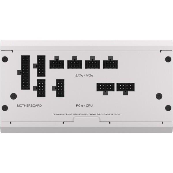 Захранване Corsair RM750x SHIFT 750W, Active PFC, ATX 3.1, 80 Plus Gold, Fully Modular, White
